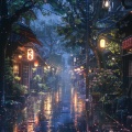 Creadores de relajación、Efectos especiales de sonidos de lluvia、Musica Hoteles - Lluvia Pacífica Para Un Momento De Tranquilidad