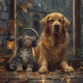 Calming Music For Pets、Drophic、Pet Music World - Rain's Comforting Sounds for Pets