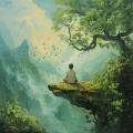 El laboratorio de sonido de meditación y zen de ruido blanco、Monjes por la paz、Arquitecta de chakra - Melodía Serena Del Reino