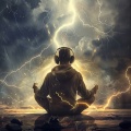 Meditation Day、Green Rain、Mental Healing Bpm - Echo Meditation in Thunder