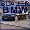 Blauer Bmw