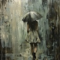 Música de relajación profunda、Cascada de Lluvia、Enfoque de ritmos binaurales - Notas Serenas De Trueno