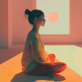 Yoga Meditación y Música de Relajación、Lara Claridad、Dhyana Uno - Melodía Fluyente De Yoga