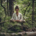 Meditación de flujo、Nosotros la meditación、Monjes budistas del monasterio Maitri Vihar - Resuenan Ecos De Paz Zen