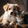Academia de música de mascotas tranquilas、Música de mesa para sentirse bien durante la cena、Hogar acogedor - Paz Animal Melódica