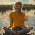 Música tranquila de yoga、Felicidad de la música de yoga、Canciones de amor instrumentales - El Flujo Armónico Mejora El Yoga