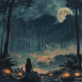 Santuario de la Música de Buda、Meditación Dorada、Reflejos cromáticos - La Meditación Profundiza La Paz