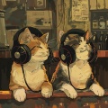 Cats Lofi Comfort: Quiet Feline Harmonies