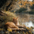Zona de música de gatos、Riachuelo、Televisión de la naturaleza - Sonidos Relajantes Del Río Para Relajar Los Bigotes