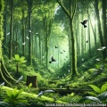 SONIDOS BLANCOS、Sonidos De Aves、Sonidos del Bosque - Ritmos silvestres, sonidos blancos de aves en el bosque