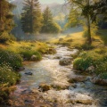 Ritmos calmantes、Reserva de Sonidos Naturales、Naturaleza Ruido - Canción De Cuna Del Río Calmado Para Dulces Sueños