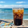 Blue Sea and Leisurely Summer Cafe Bossa