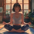 1 hora de música de yoga、Alma Yoga、Felizlágrima - Yoga Pacífico Vence A Lofi