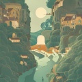 月残阳 - 小城谣
