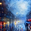 烟雨心蓝 - 冷雨夜 (怀念家驹)