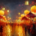 顾时宜、绯颜、泡芙芙Scarlett、青瞄、菩瑾 - 千灯之约 (王者荣耀四周年主题曲)