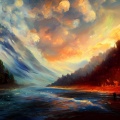 烟火人间_晨阳 - 云河