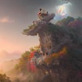 果茶小姐姐 - 李哪吒降世 (22秒片段)