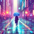 晓华 - 雨中漫步