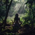 Música para la mente meditativa、Meditar con la Naturaleza、Mente de paz - La Quietud Se Mantiene Firme