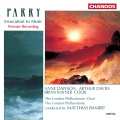 Peter Aronsky、London Philharmonic Orchestra、Anne Dawson、Arthur Davies、Brian Rayner Cook、london philharmonic choir - Invocation to Music: VIII. Rejoice, ye dead, where'er your spirits dwell (Soprano, Chorus) - IX. O enter with me the gates of delight (Soprano Tenor Bass)