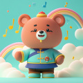 开心熊儿歌 - 成语故事儿歌《一事无成》