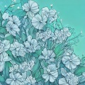 诗人凉/巨鲸蓝光 - 一朵桔梗花