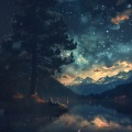 Quiet Day Music、Calm Sleep Symphony、Sleep Comfort - Moon Glow Soothes Sleep