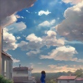 青 - 蓝