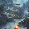 天籁天、板爷（邵永祥） - 人在画中游