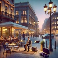 Smooth Jazz Relaxation in the City Center