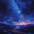 清风暖阳 - 星空下的我