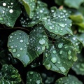 Raindrops and Leaves