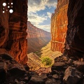 Peaceful Canyon Reflection