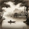 白鹭 - 水墨丹青一世情