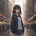 LoFi area - City girl
