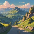 LoFi driving mode - Road and hills