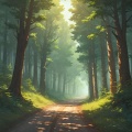 LoFi driving mode - Forest driving