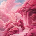 Restful Relaxation - Pink Waterfall