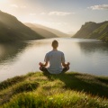 Ecos de la Tierra、Vibra Zen Relajante、Tormentas eléctricas y sonidos de tormenta de lluvia - Meditación Calma Profunda