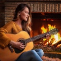 Relaxing Guitar Flames: Fire Sounds for Deep Relaxation
