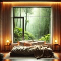 No Worries: Relaxing Music with Soft Rain for Restful Meditation