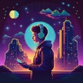 Sonar de Noche Maestro、Maestros de la terapia del sueño、Naturaleza en lo-fi - Vibraciones De Relajación Profunda En Hip Hop