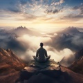 Cuencos de retiro y alivio、Templo tibetano eterno、Sonidos de fuego de llamas del amanecer - Ecos Espirituales De Calma