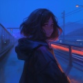 夜散歩娘 - 田原本の夜散歩