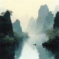 向枫蓝 - 小桥流水 纯音乐 中国风