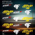 Afrian Af - Stiker