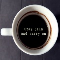 Stay calm and carry on