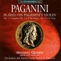 PAGANINI PLAYED ON PAGANINI'S VIOLIN, Vol. 1