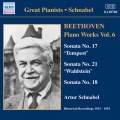 BEETHOVEN: Piano Sonatas Nos. 17, 18 and 21 (Schnabel) [1932, 1934]